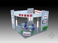 药品展览特装3D模型下载
