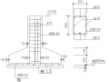 售楼处门式刚架轻型房屋钢结构施工图（CAD，4张）