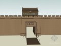 吐鲁番城墙和城门sketchup模型下载