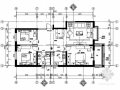 98㎡三居室样板间室内装修CAD施工图（含效果图）
