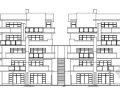 某四层坡地现代住宅建筑设计方案图