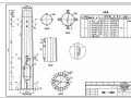某30m灯杆塔结构图