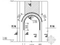 弧门窗上弧过梁详图4（用于八角窗处）