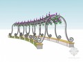 欧式廊架sketchup模型下载