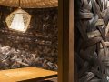 竹条编织的河内日本餐厅