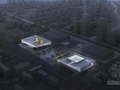 [安徽]六层徽派意蕴立方形体综合档案馆建筑设计方案文本