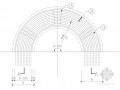 半圆形旋转楼梯节点构造详图