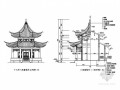 十六柱八角重檐亭设计施工图