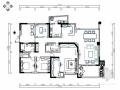 [成都]220㎡典雅中式风情五居室CAD装修施工图