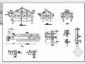 某坡屋顶造型及挑梁节点构造详图