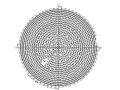 正放四角锥球壳网架结构施工图（CAD、14张）