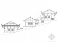[重庆]某园博会四栋仿古餐饮楼建筑方案图（含效果图）
