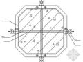砖混结构现浇柱、圈梁支模示意图