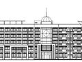 某中学五层教学实验楼建筑施工图