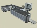 学校建筑SketchUp模型下载