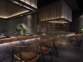 咖啡餐厅设计作品—山东红树林和风阁铁板烧