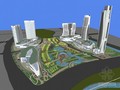 时尚豪华商业中心SketchUp模型下载