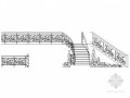 各式风格楼梯立面图CAD图块下载