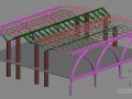 [宁夏]框剪结构站房施工组织设计（三维效果流程图）
