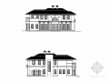两层西式风格别墅建筑施工图