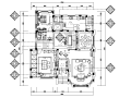 [江苏]欧式风格别墅设计CAD施工图（含效果图）