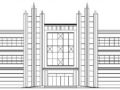 某厂区三层综合楼建筑方案图（有效果图）