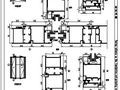 某幕墙公司普通平开门装配图及截面图