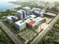 [广东]滨海风格集中式布局医院规划及建筑设计方案文本