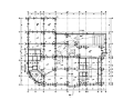 [重庆]27层钢框架-钢筋混凝土筒体混合结构酒店结构施工图（CAD、40张））