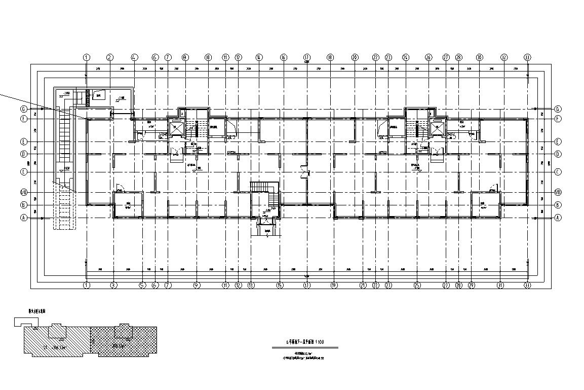 [上海]公共租赁住宅区建筑施工图设计(cad)
