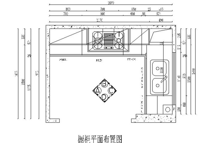 橱柜定制cad图资料下载-现代风格的定制橱柜设计施工图