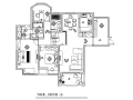 [江西]现代中式风格150平跃层公寓设计施工图（附效果图）