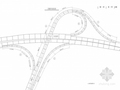 [广东]预应力连续箱梁A型单喇叭互通工程施工图503张（花瓶墩 ABCDE匝道）