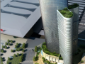 [四川]超高层现代风格五星级酒店及甲级办公楼建筑设计方案文本