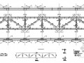 山西某89米钢桁架皮带走廊及支架结构设计图