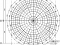 圆形钢网架屋盖结构施工图