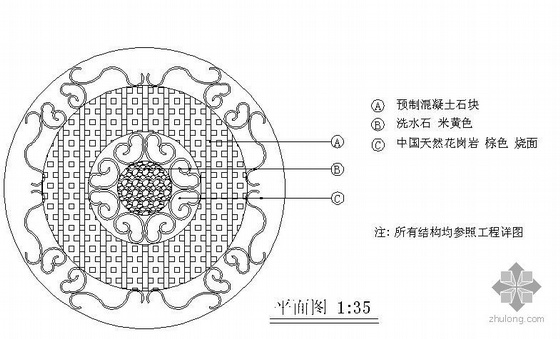 海南小区园林景观工程施工图全套