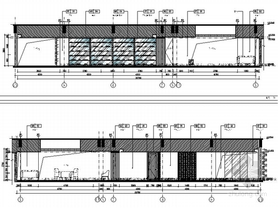 [盐城]国家技工学校现代自助餐区装修施工图