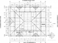 仿古坡屋顶框架结构施工图