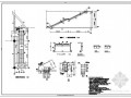 某钢直跑楼梯节点构造详图