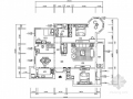 [银川]独具个性高层区混搭风格三居室样板间装修施工图（含效果及3Dmax模型）