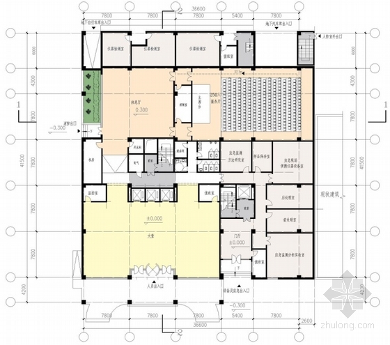 某九层政府办公楼建筑方案文本