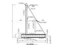扶壁式挡土墙设计图（4~12米）