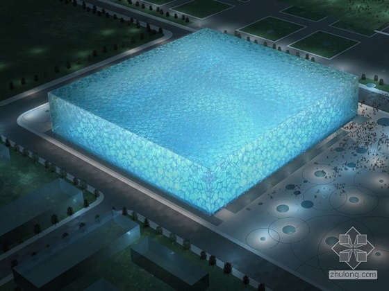 某国家游泳中心概念及效果图
