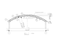 钢管拱形屋架施工图