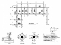 两层框架结构废水处理站值班厂房结构图