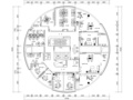 [江西]南昌国际金融中心办公室装修设计施工图+效果图