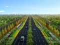 [广西]沿海城市景观大道全套施工图设计673张（桥涵排水景观电气）