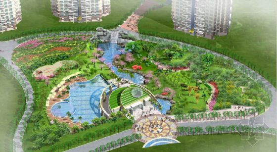 居住区景观设计方案-居住区景观-筑龙园林景观论坛