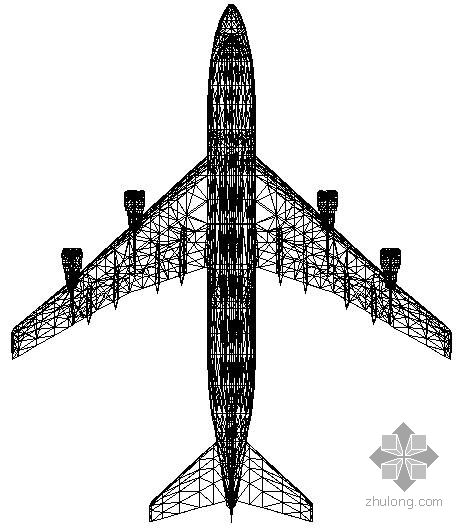 内容简介 某波音747cad节点构造详图,共1张图纸